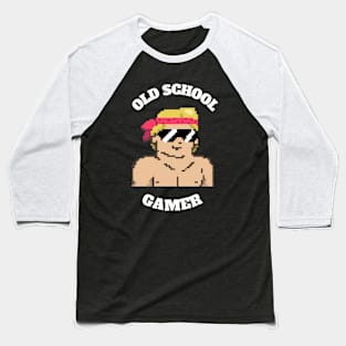 Old School Gamer. Baseball T-Shirt